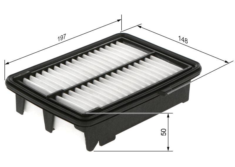 Filtre à air BOSCH F 026 400 384