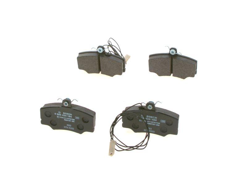 Kit de plaquettes de frein, frein à disque BOSCH 0 986 424 184