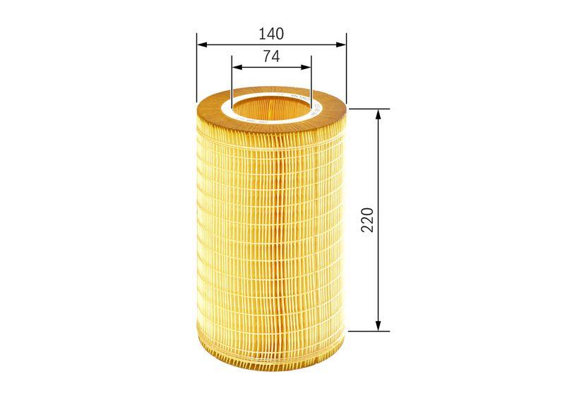 Filtre à air BOSCH F 026 400 204