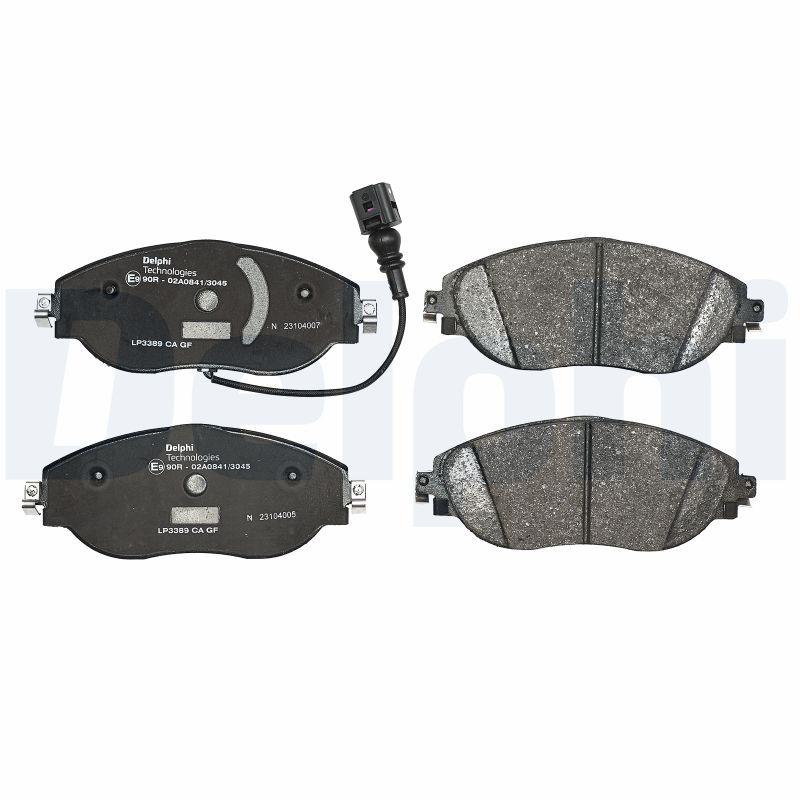 Kit de plaquettes de frein, frein à disque DELPHI LP3389