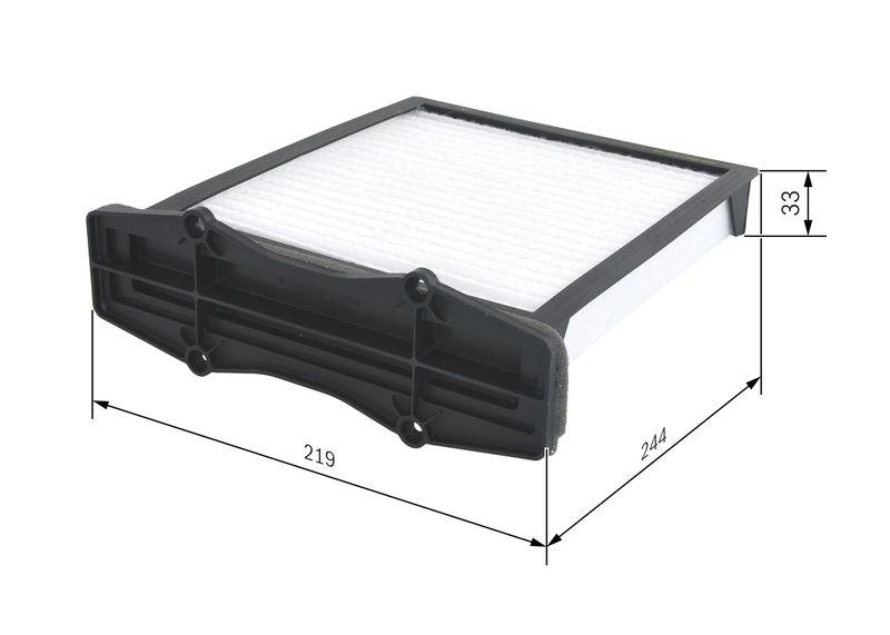 Filtre, air de l'habitacle BOSCH 1987432116