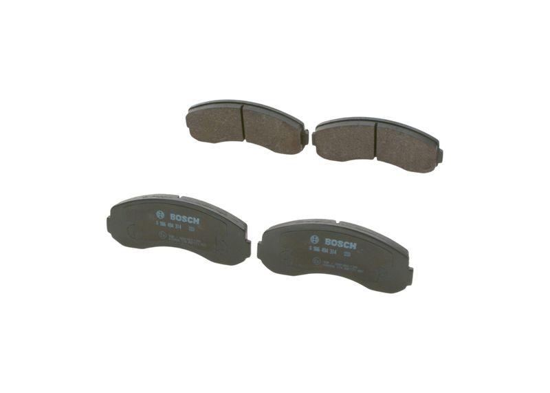 Kit de plaquettes de frein, frein à disque BOSCH 0 986 494 314