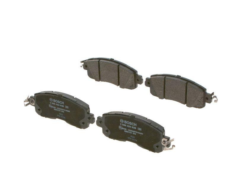 Kit de plaquettes de frein, frein à disque BOSCH 0 986 424 638