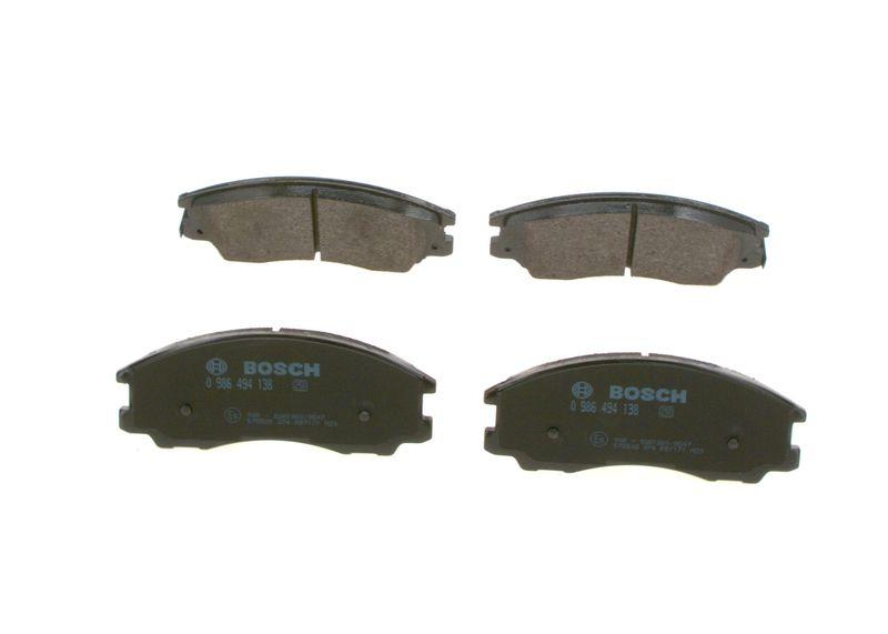 Kit de plaquettes de frein, frein à disque BOSCH 0 986 494 138