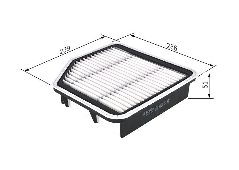 Filtre à air BOSCH F 026 400 192