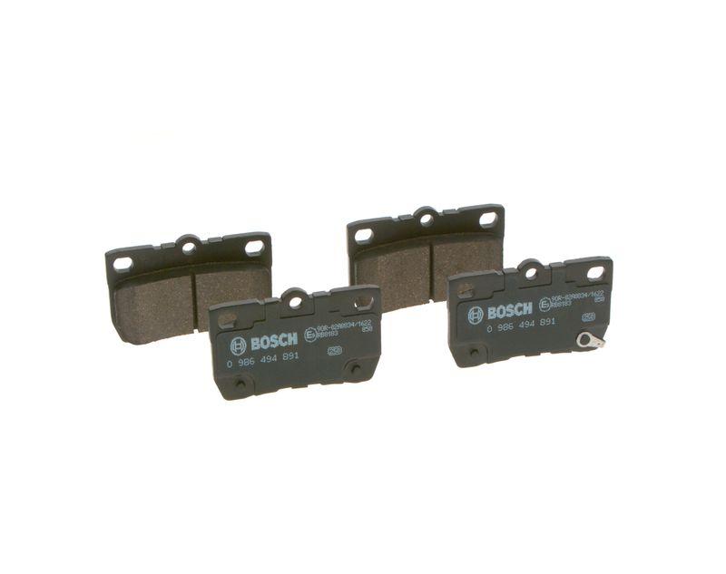 Kit de plaquettes de frein, frein à disque BOSCH 0 986 494 891