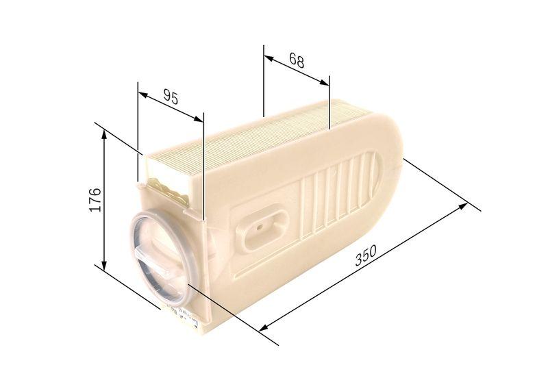 Filtre à air BOSCH F 026 400 432