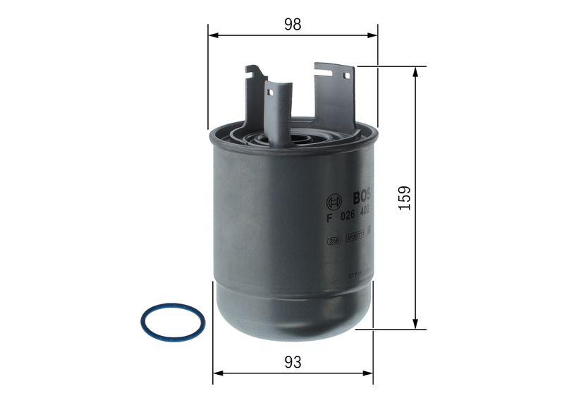 Filtre à carburant BOSCH F 026 402 289
