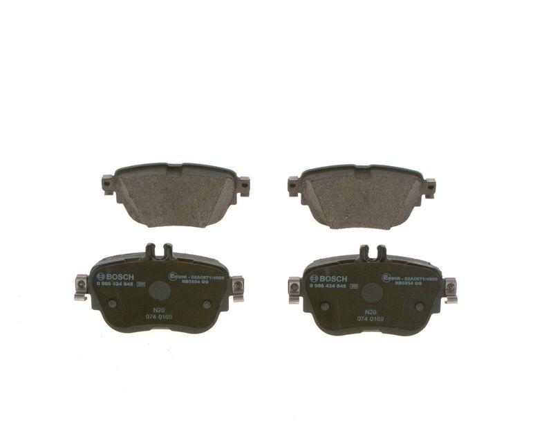 Kit de plaquettes de frein, frein à disque BOSCH 0 986 424 845