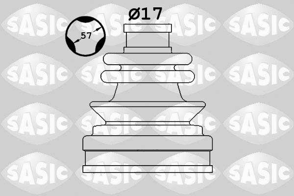 Jeu de joints-soufflets, arbre de commande SASIC 1906098