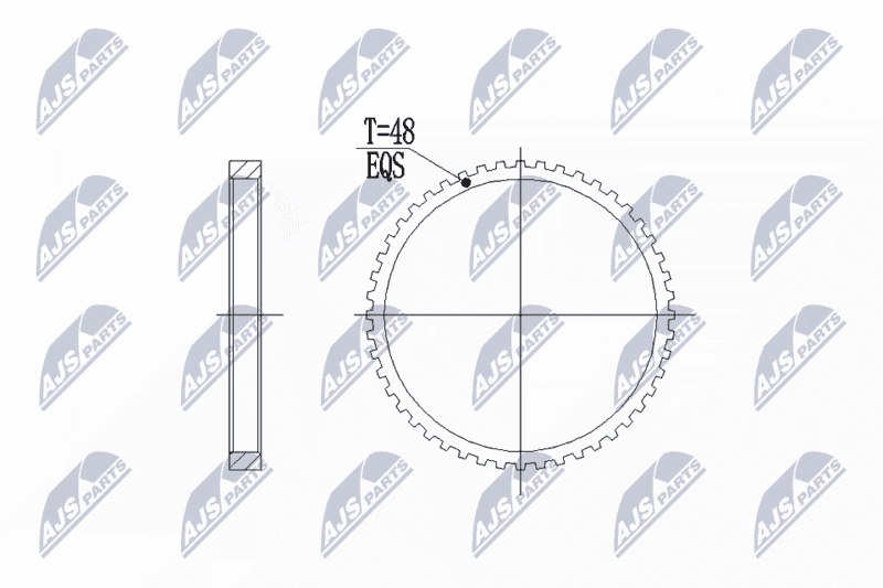 Anneau de palpeur, ABS NTY NZA-VV-002