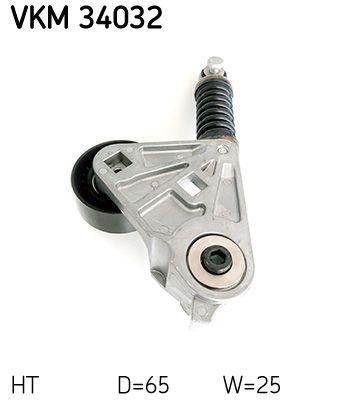 Tendeur de courroie, courroie trapézoïdale à nervures SKF VKM 34032