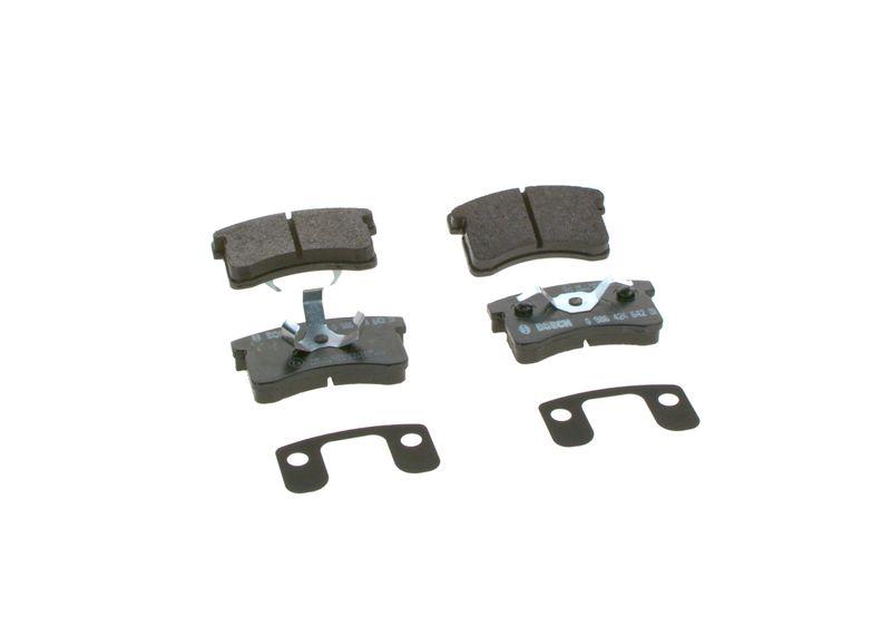 Kit de plaquettes de frein, frein à disque BOSCH 0 986 424 642