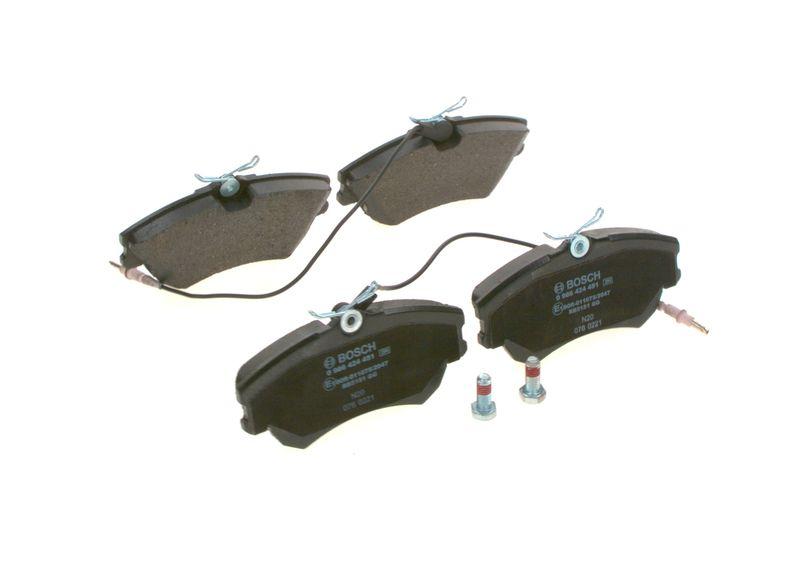 Kit de plaquettes de frein, frein à disque BOSCH 0 986 424 451