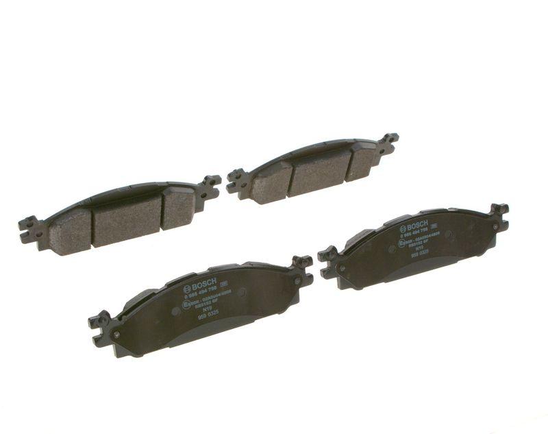 Kit de plaquettes de frein, frein à disque BOSCH 0 986 494 758