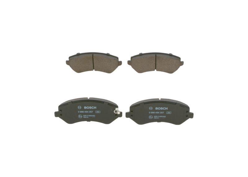 Kit de plaquettes de frein, frein à disque BOSCH 0 986 494 357