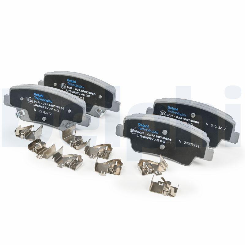 Kit de plaquettes de frein, frein à disque DELPHI LP5062EV