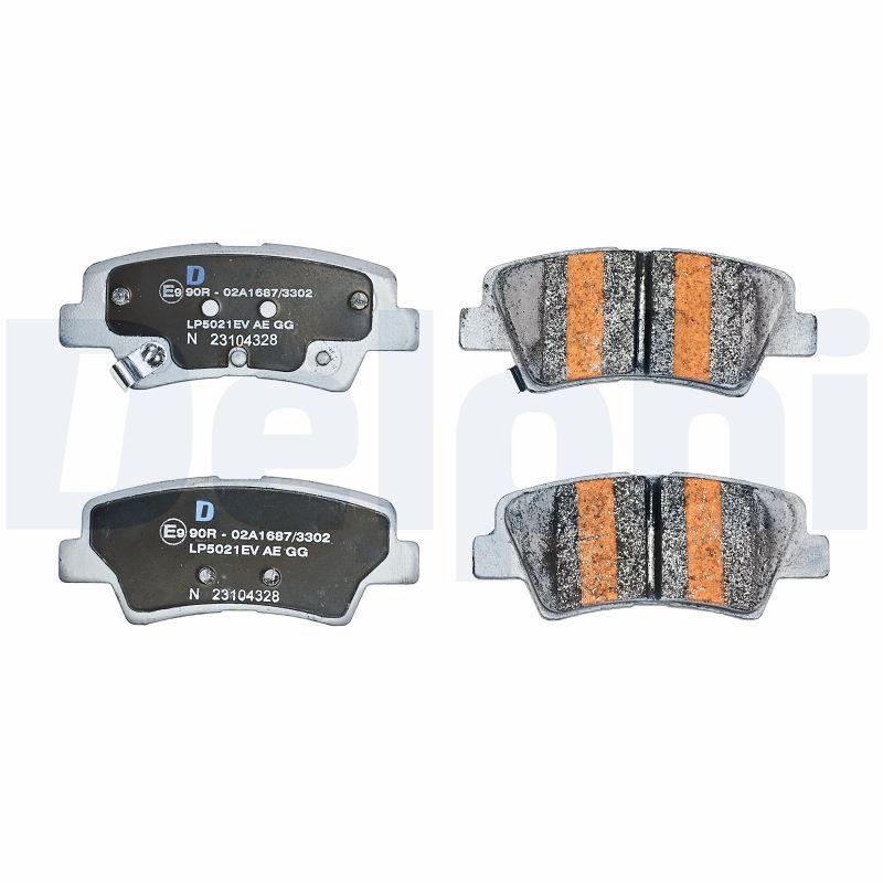 Kit de plaquettes de frein, frein à disque DELPHI LP5021EV