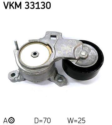 Tendeur de courroie, courroie trapézoïdale à nervures SKF VKM 33130