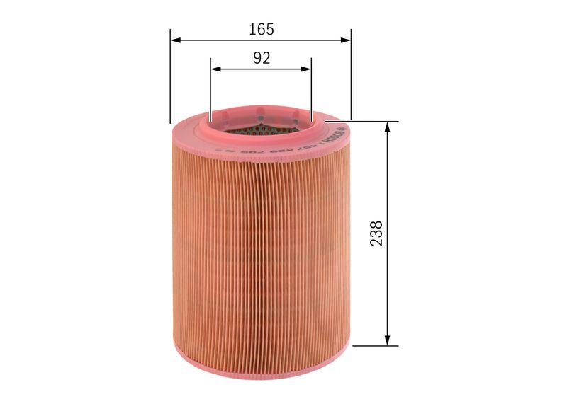 Filtre à air BOSCH 1457429795