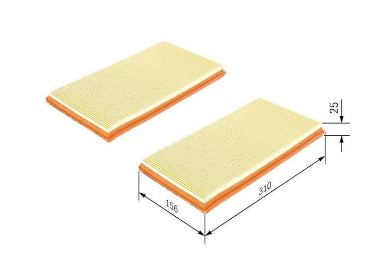 Filtre à air BOSCH F 026 400 152
