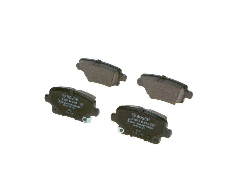 Kit de plaquettes de frein, frein à disque BOSCH 0 986 424 872