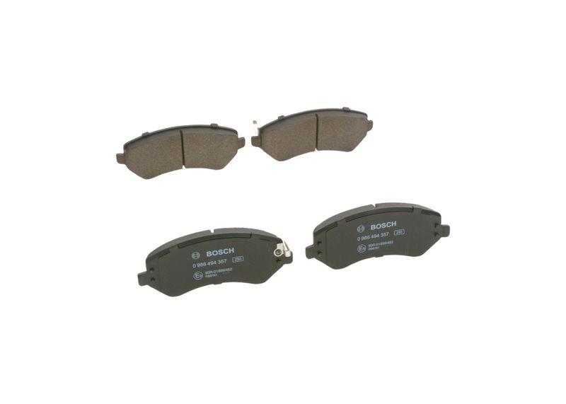 Kit de plaquettes de frein, frein à disque BOSCH 0 986 494 357