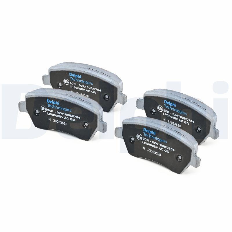 Kit de plaquettes de frein, frein à disque DELPHI LP5005EV