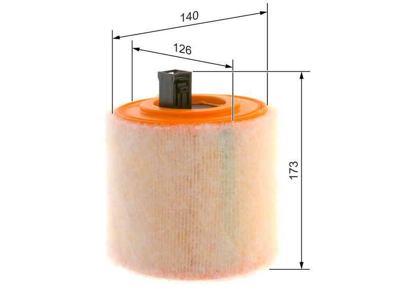 Filtre à air BOSCH F 026 400 436