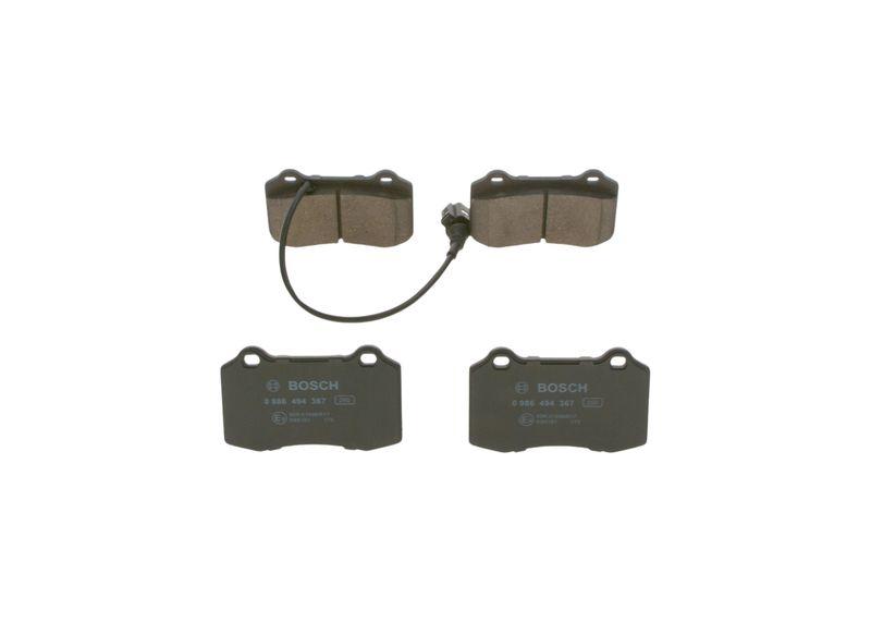 Kit de plaquettes de frein, frein à disque BOSCH 0 986 494 367