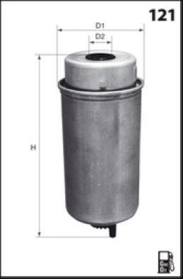 Filtre à carburant MECAFILTER ELG5430