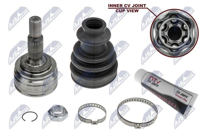 Jeu de joints, arbre de transmission NTY NPZ-PE-031