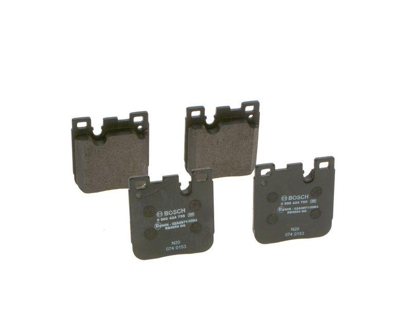 Kit de plaquettes de frein, frein à disque BOSCH 0 986 424 755