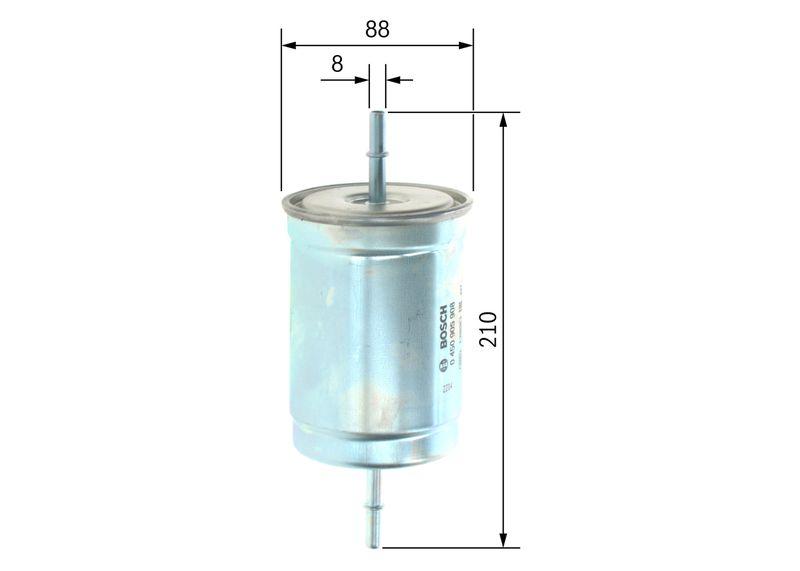 Filtre à carburant BOSCH 0 450 905 908