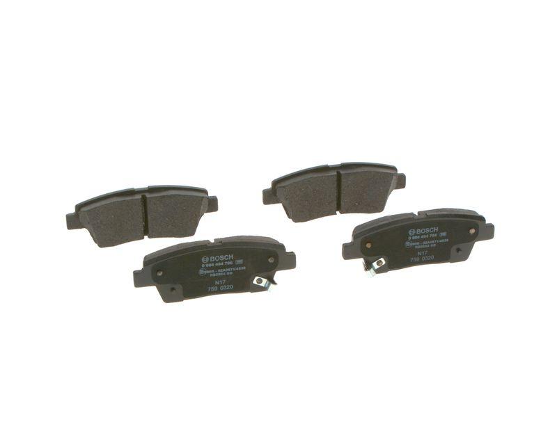 Kit de plaquettes de frein, frein à disque BOSCH 0 986 494 766