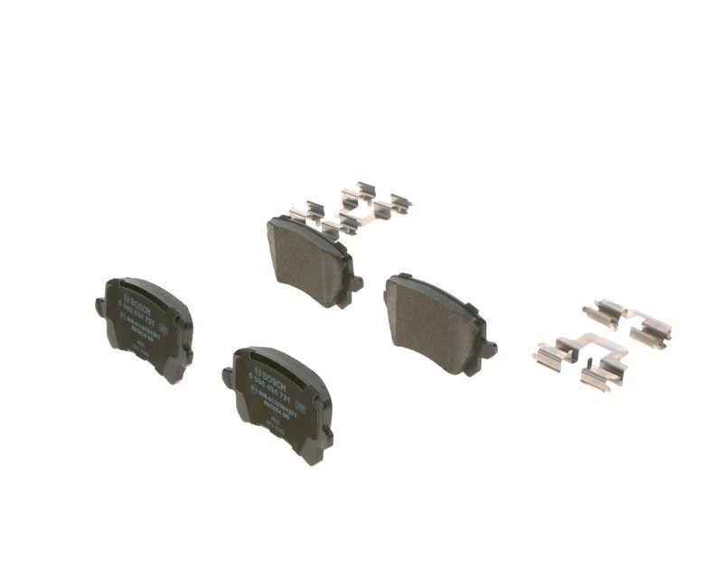 Kit de plaquettes de frein, frein à disque BOSCH 0 986 494 731