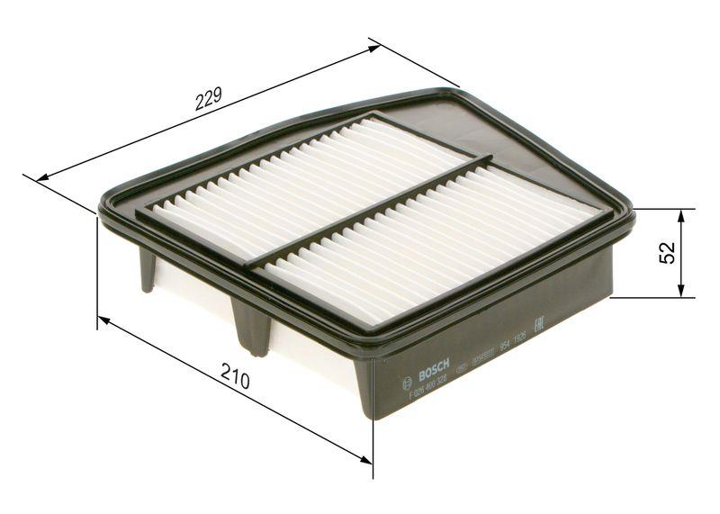 Filtre à air BOSCH F 026 400 328