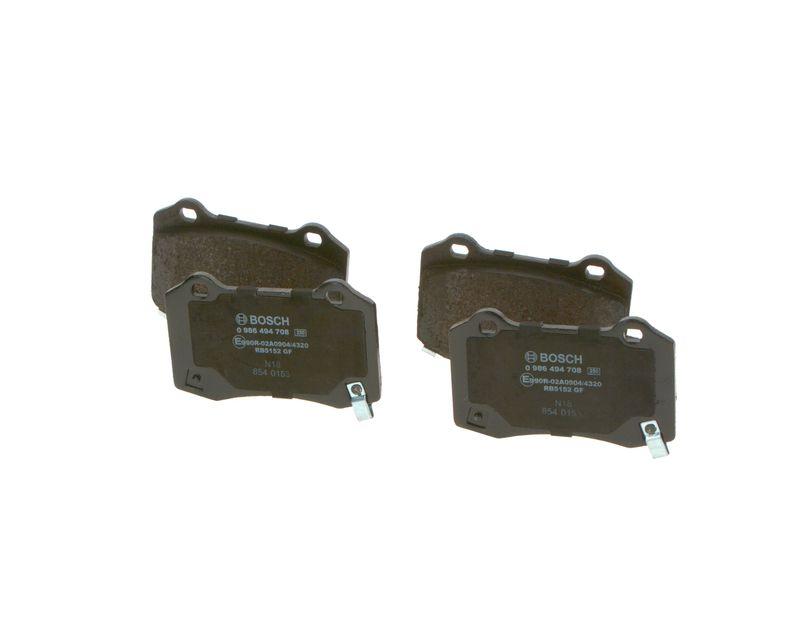 Kit de plaquettes de frein, frein à disque BOSCH 0 986 494 708