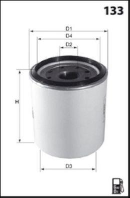 Filtre à carburant MECAFILTER ELG5220