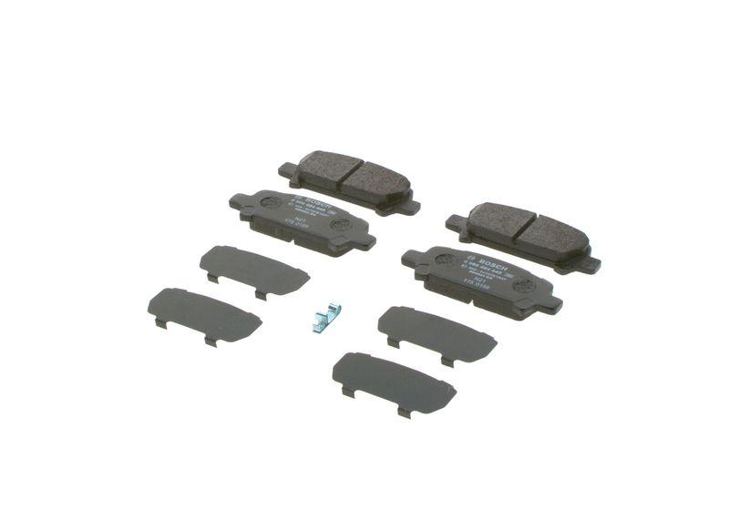 Kit de plaquettes de frein, frein à disque BOSCH 0 986 494 445