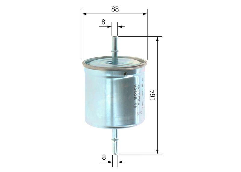 Filtre à carburant BOSCH 0 450 905 921