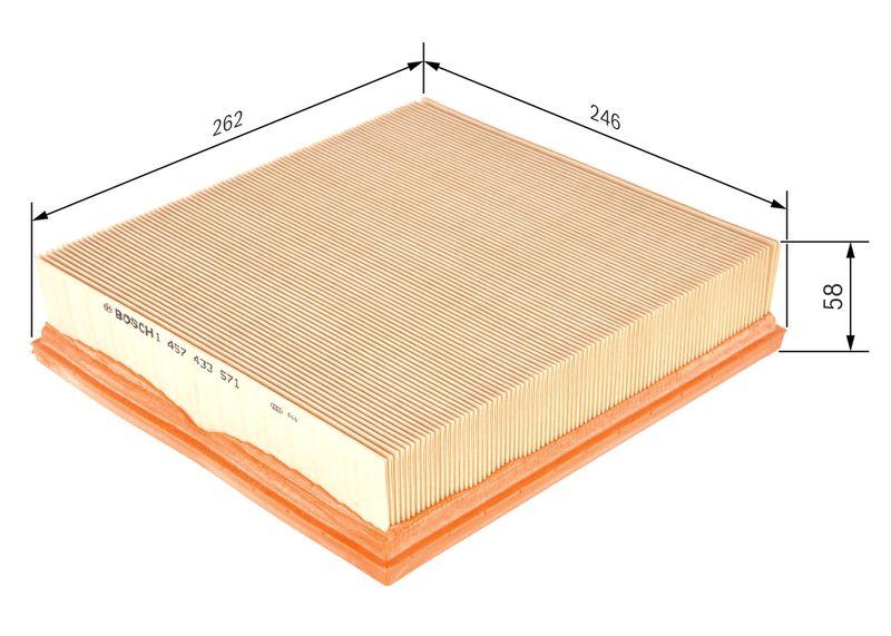 Filtre à air BOSCH 1 457 433 571