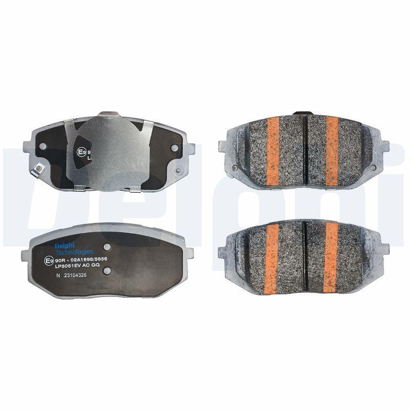 Kit de plaquettes de frein, frein à disque DELPHI LP5061EV