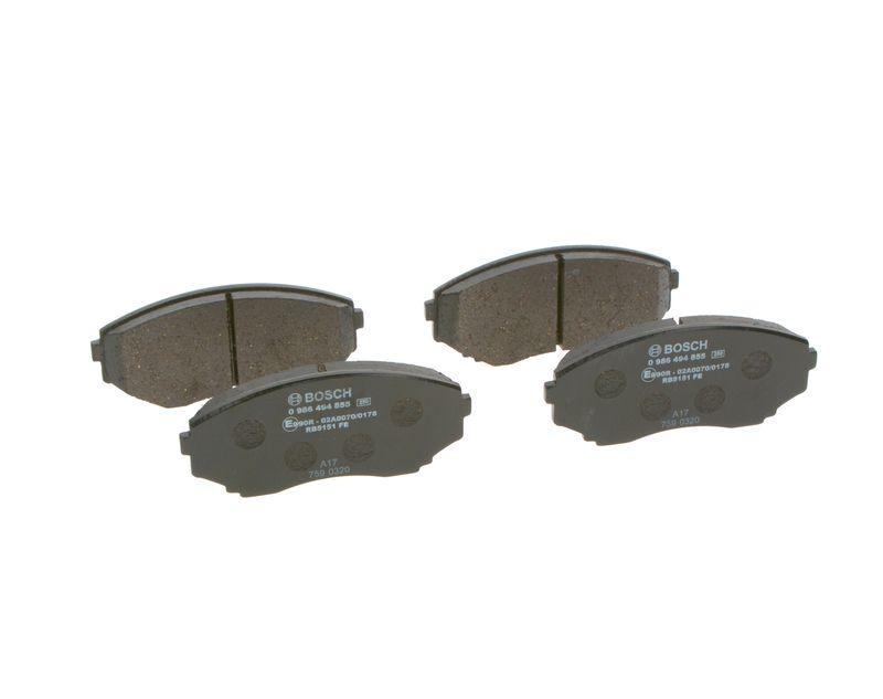 Kit de plaquettes de frein, frein à disque BOSCH 0 986 494 855
