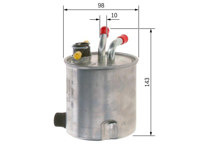 Filtre à carburant BOSCH F 026 402 849