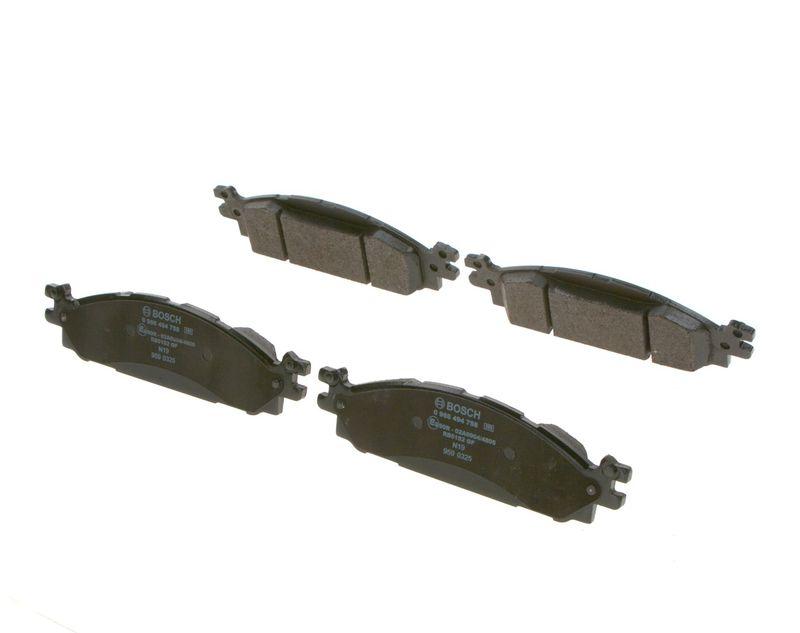 Kit de plaquettes de frein, frein à disque BOSCH 0 986 494 758