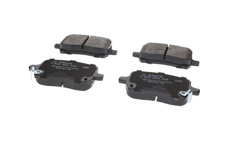 Kit de plaquettes de frein, frein à disque BOSCH 0 986 494 306