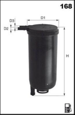 Filtre à carburant MECAFILTER ELG5449