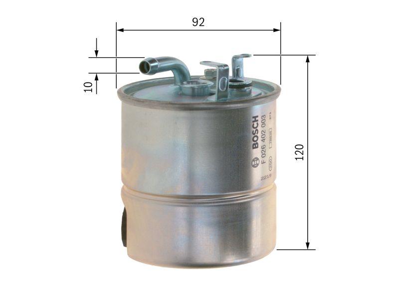 Filtre à carburant BOSCH F 026 402 003