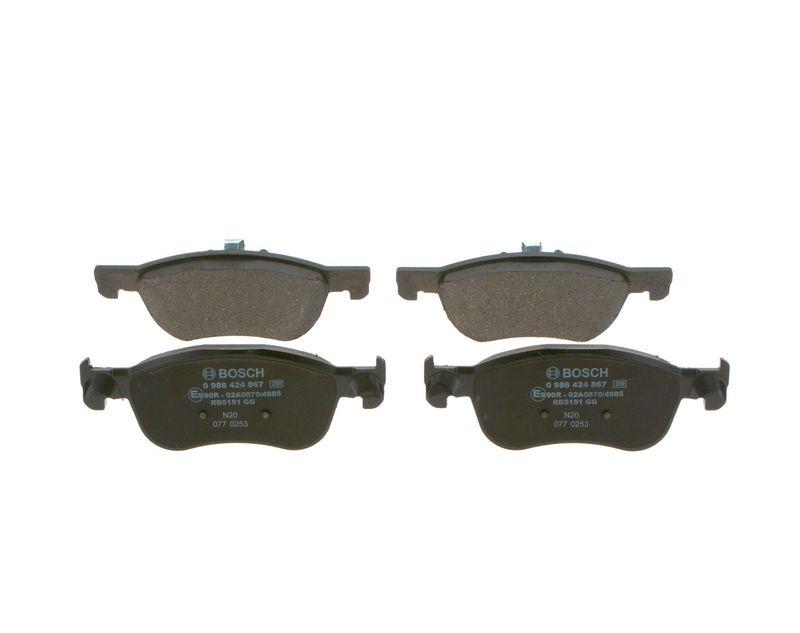 Kit de plaquettes de frein, frein à disque BOSCH 0 986 424 867
